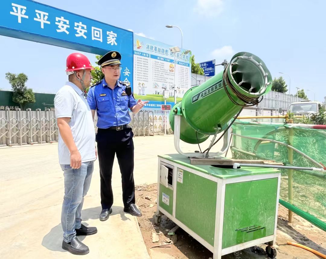 雨花在建项目新进度，工友消暑有“凉方”